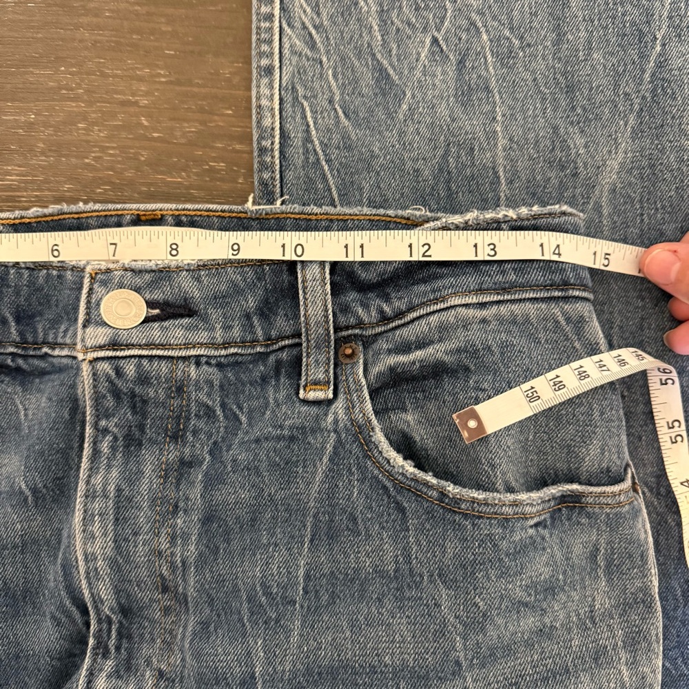 Abercrombie & Fitch Women’s 90’s Straight Leg Jeans Ultra High Rise Size 6/28 - Picture 7 of 10